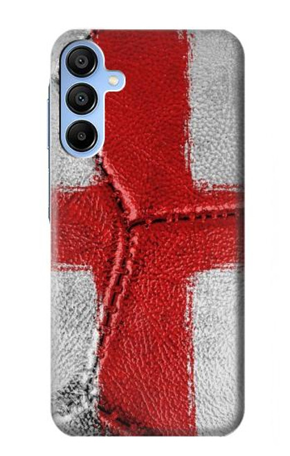 S3316 England Flag Vintage Football Graphic Case For Samsung Galaxy A15 5G