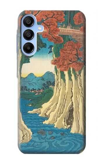 S3348 Utagawa Hiroshige The Monkey Bridge Case For Samsung Galaxy A15 5G