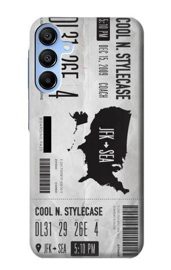 S3615 Airline Boarding Pass Art Case For Samsung Galaxy A15 5G