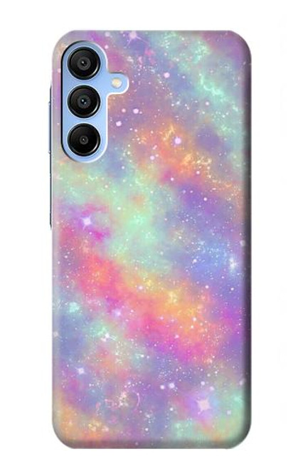 S3706 Pastel Rainbow Galaxy Pink Sky Case For Samsung Galaxy A15 5G