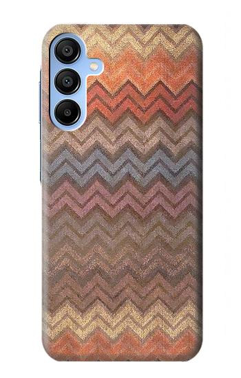 S3752 Zigzag Fabric Pattern Graphic Printed Case For Samsung Galaxy A15 5G