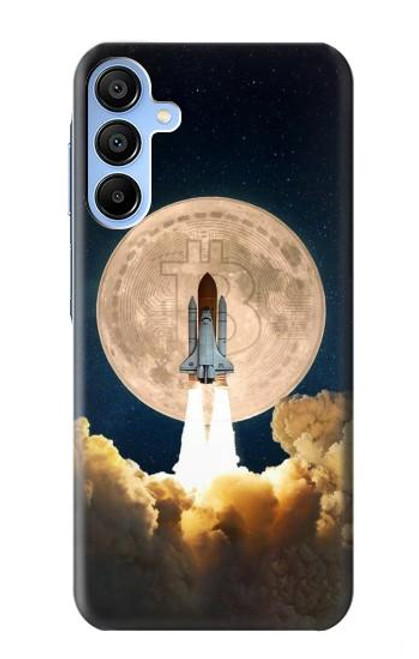 S3859 Bitcoin to the Moon Case For Samsung Galaxy A15 5G