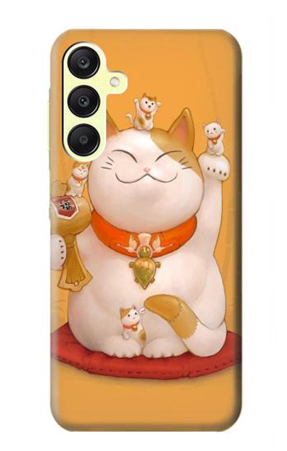 S1217 Maneki Neko Lucky Cat Case For Samsung Galaxy A25 5G