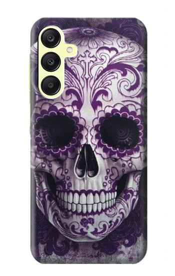 S3582 Purple Sugar Skull Case For Samsung Galaxy A25 5G