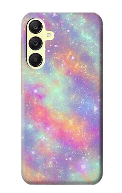 S3706 Pastel Rainbow Galaxy Pink Sky Case For Samsung Galaxy A25 5G