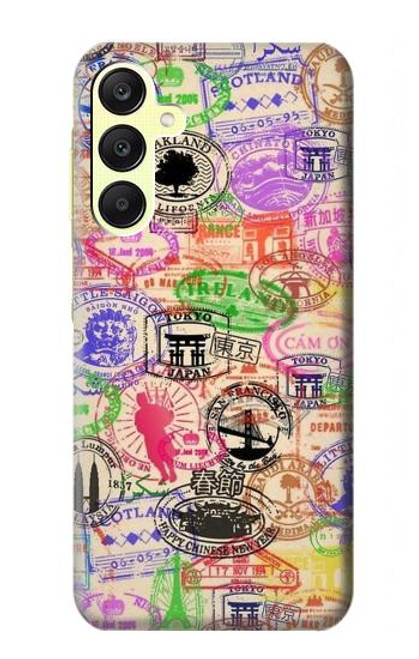 S3904 Travel Stamps Case For Samsung Galaxy A25 5G