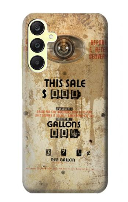 S3954 Vintage Gas Pump Case For Samsung Galaxy A25 5G
