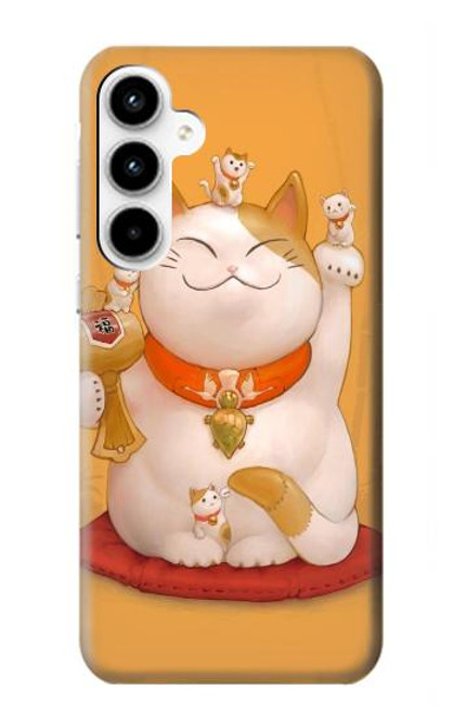 S1217 Maneki Neko Lucky Cat Case For Samsung Galaxy A35 5G