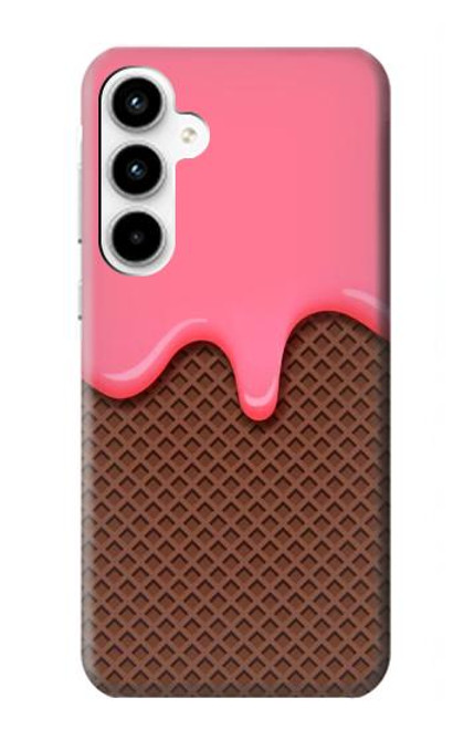 S3754 Strawberry Ice Cream Cone Case For Samsung Galaxy A35 5G