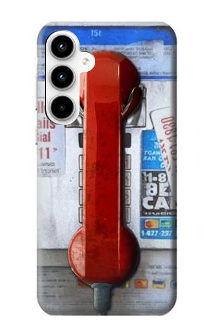 S3925 Collage Vintage Pay Phone Case For Samsung Galaxy A35 5G