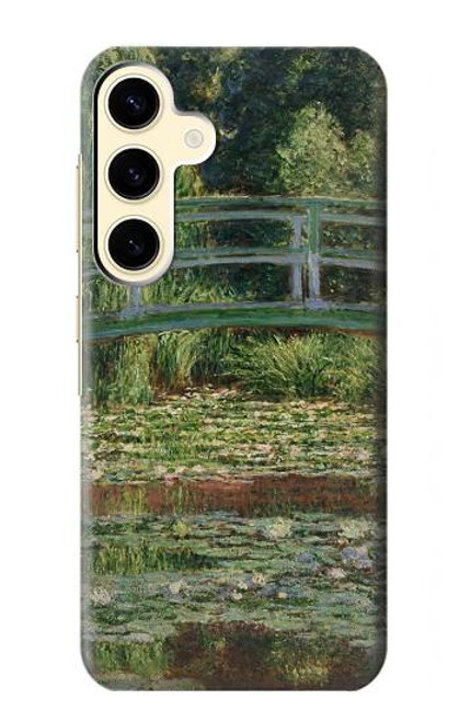S3674 Claude Monet Footbridge and Water Lily Pool Case For Samsung Galaxy S24