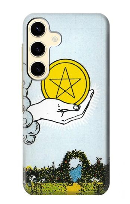 S3722 Tarot Card Ace of Pentacles Coins Case For Samsung Galaxy S24