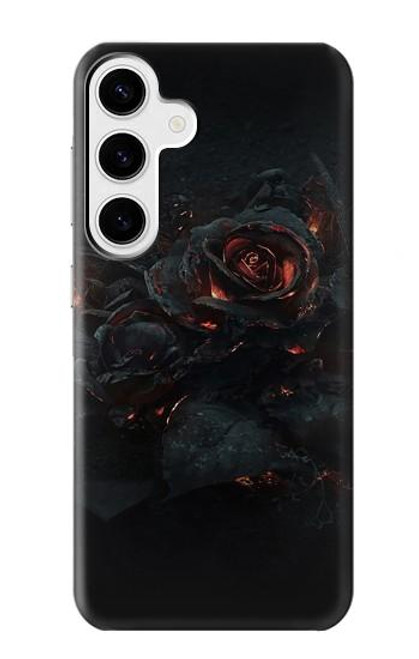 S3672 Burned Rose Case For Samsung Galaxy S24 Plus