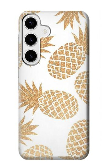 S3718 Seamless Pineapple Case For Samsung Galaxy S24 Plus