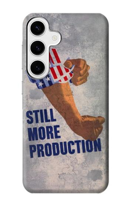 S3963 Still More Production Vintage Postcard Case For Samsung Galaxy S24 Plus