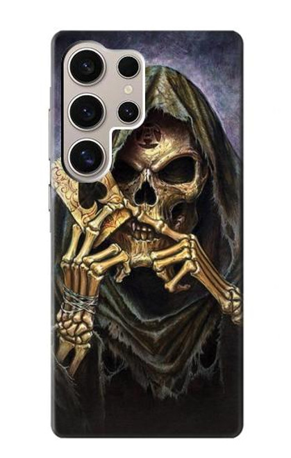 S3594 Grim Reaper Wins Poker Case For Samsung Galaxy S24 Ultra