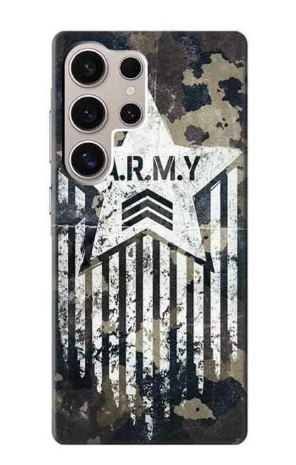 S3666 Army Camo Camouflage Case For Samsung Galaxy S24 Ultra