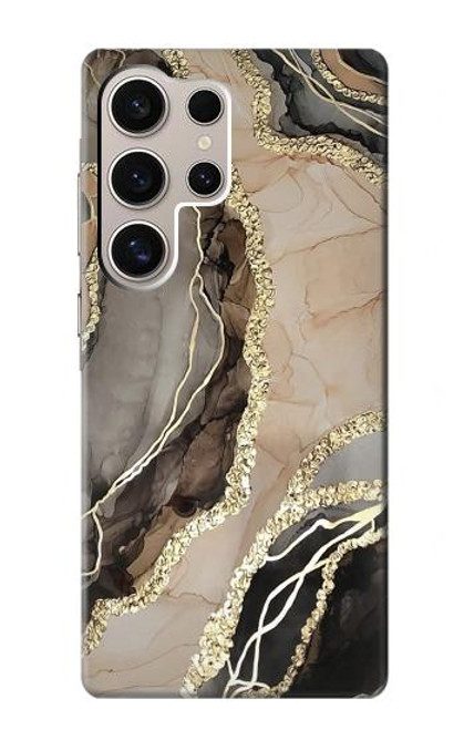 S3700 Marble Gold Graphic Printed Case For Samsung Galaxy S24 Ultra