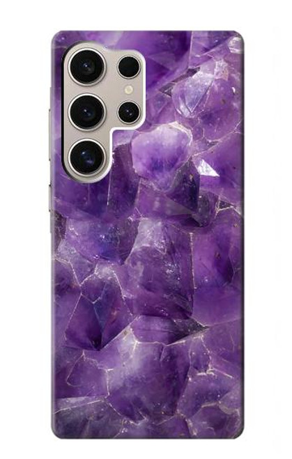 S3713 Purple Quartz Amethyst Graphic Printed Case For Samsung Galaxy S24 Ultra