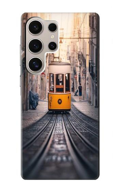 S3867 Trams in Lisbon Case For Samsung Galaxy S24 Ultra
