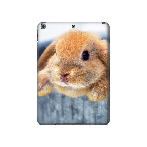 S0242 Cute Rabbit Hard Case For iPad 10.2 (2021,2020,2019), iPad 9 8 7