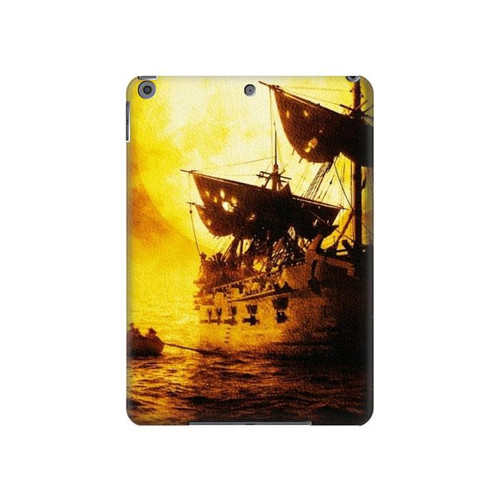 S0841 Pirates Black Pearl Hard Case For iPad 10.2 (2021,2020,2019), iPad 9 8 7