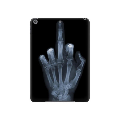 S1143 X-ray Hand Middle Finger Hard Case For iPad 10.2 (2021,2020,2019), iPad 9 8 7