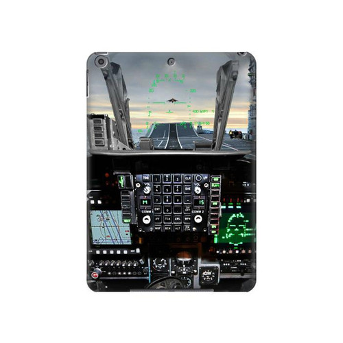 S2435 Fighter Jet Aircraft Cockpit Hard Case For iPad 10.2 (2021,2020,2019), iPad 9 8 7