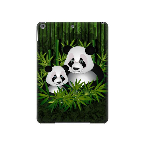 S2441 Panda Family Bamboo Forest Hard Case For iPad 10.2 (2021,2020,2019), iPad 9 8 7