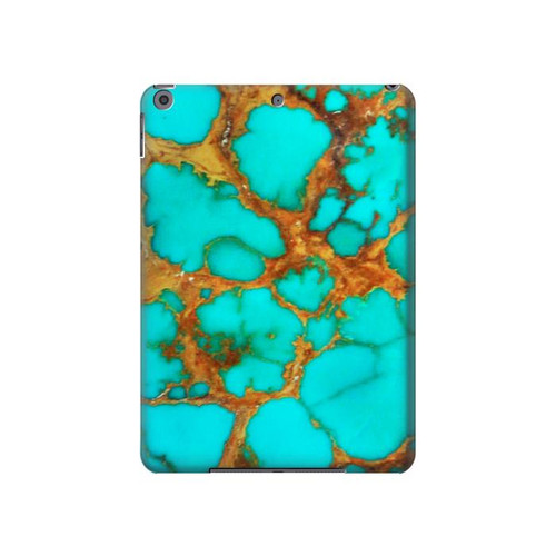 S2688 Aqua Copper Turquoise Gemstone Graphic Hard Case For iPad 10.2 (2021,2020,2019), iPad 9 8 7