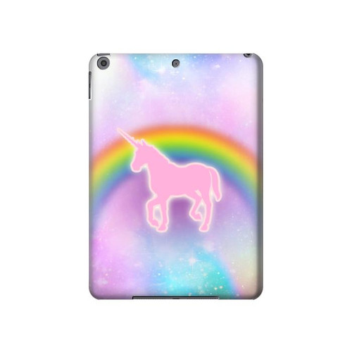 S3070 Rainbow Unicorn Pastel Sky Hard Case For iPad 10.2 (2021,2020,2019), iPad 9 8 7