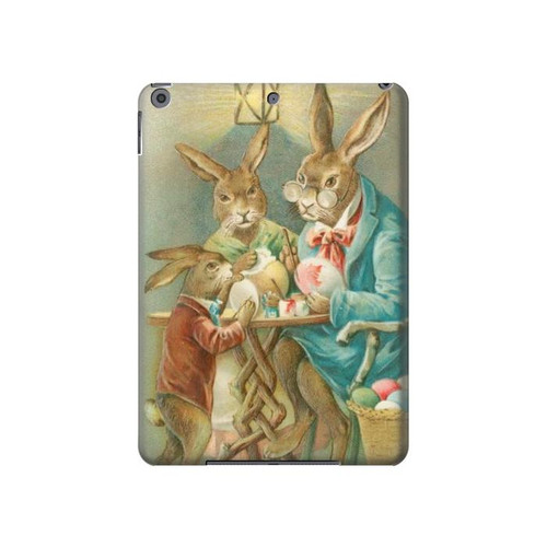 S3164 Easter Rabbit Family Hard Case For iPad 10.2 (2021,2020,2019), iPad 9 8 7