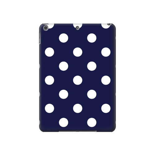 S3533 Blue Polka Dot Hard Case For iPad 10.2 (2021,2020,2019), iPad 9 8 7