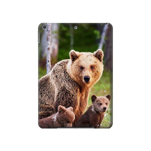 S3558 Bear Family Hard Case For iPad 10.2 (2021,2020,2019), iPad 9 8 7
