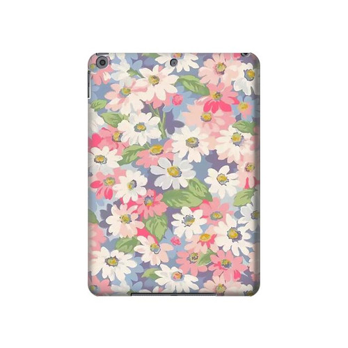 S3688 Floral Flower Art Pattern Hard Case For iPad 10.2 (2021,2020,2019), iPad 9 8 7