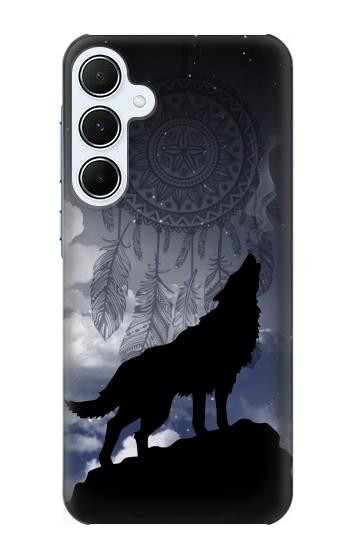 S3011 Dream Catcher Wolf Howling Case For Samsung Galaxy A55 5G