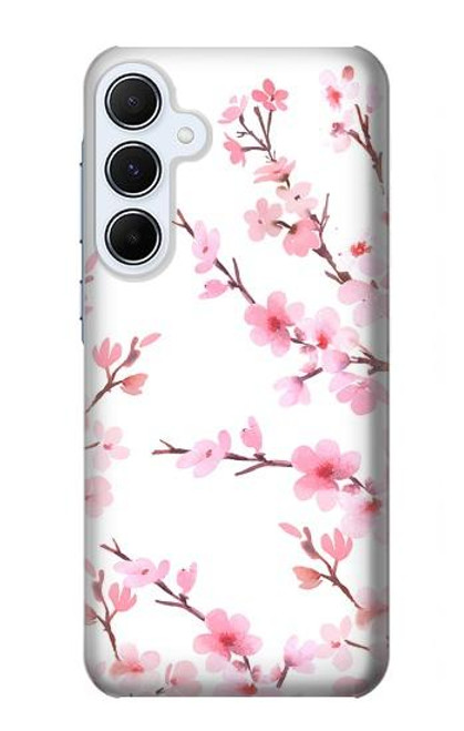 S3707 Pink Cherry Blossom Spring Flower Case For Samsung Galaxy A55 5G