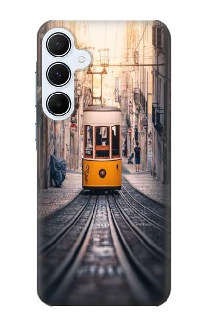 S3867 Trams in Lisbon Case For Samsung Galaxy A55 5G