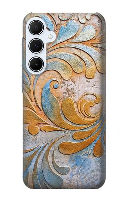 S3875 Canvas Vintage Rugs Case For Samsung Galaxy A55 5G