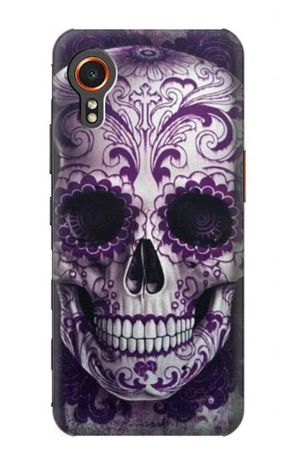 S3582 Purple Sugar Skull Case For Samsung Galaxy Xcover7