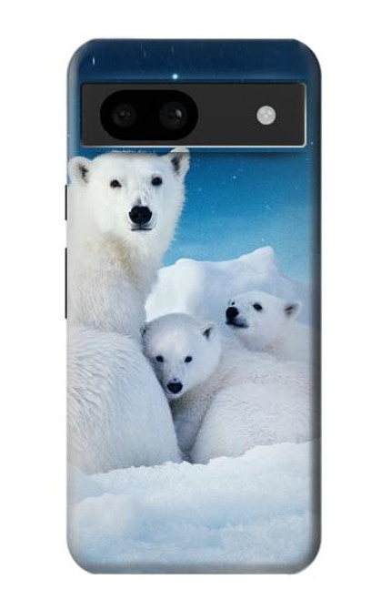 S0285 Polar Bear Family Arctic Case For Google Pixel 8a