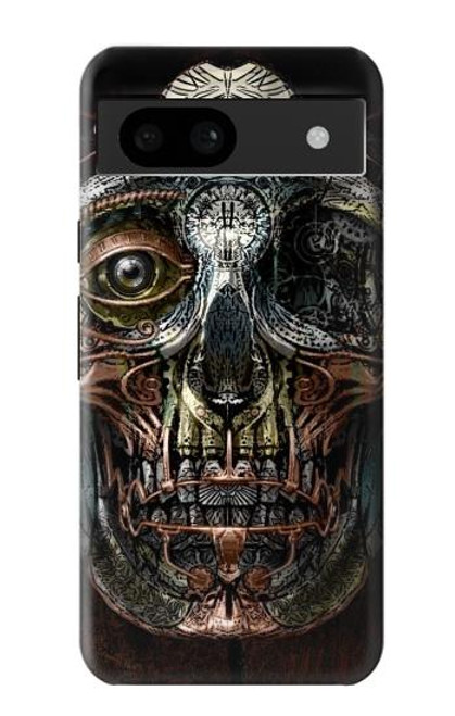 S1685 Steampunk Skull Head Case For Google Pixel 8a