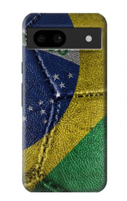 S3297 Brazil Flag Vintage Football Graphic Case For Google Pixel 8a