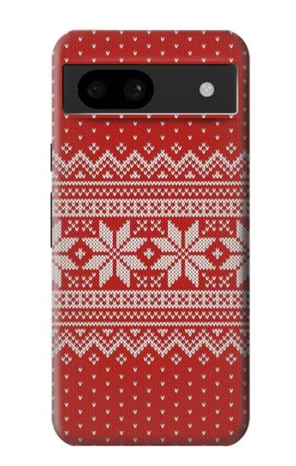 S3384 Winter Seamless Knitting Pattern Case For Google Pixel 8a