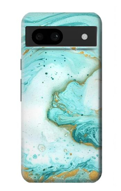 S3399 Green Marble Graphic Print Case For Google Pixel 8a