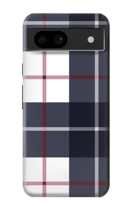 S3452 Plaid Fabric Pattern Case For Google Pixel 8a