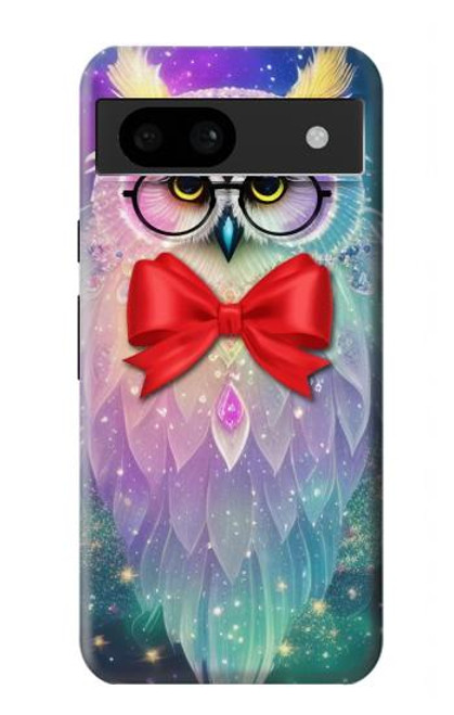 S3934 Fantasy Nerd Owl Case For Google Pixel 8a