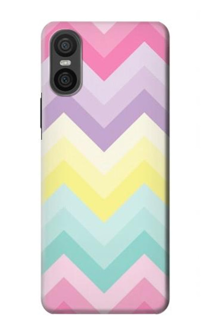 S3514 Rainbow Zigzag Case For Sony Xperia 10 VI