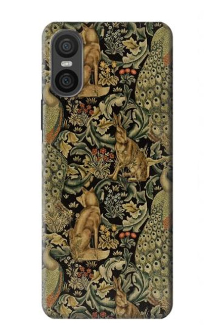 S3661 William Morris Forest Velvet Case For Sony Xperia 10 VI