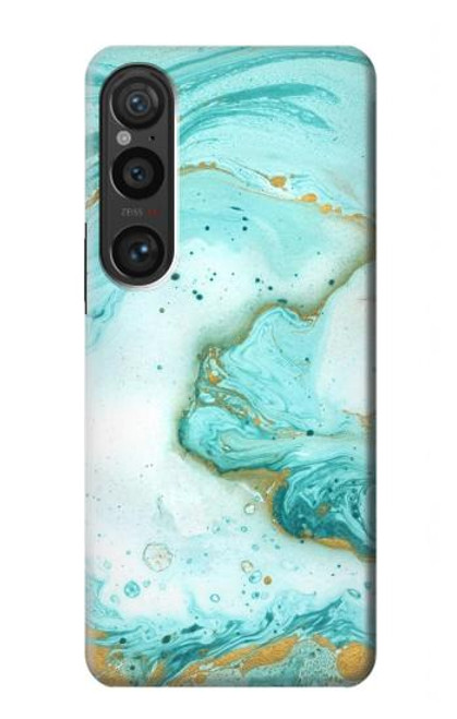 S3399 Green Marble Graphic Print Case For Sony Xperia 1 VI